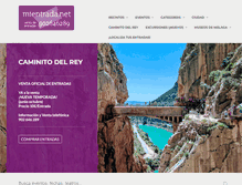 Tablet Screenshot of mientrada.net